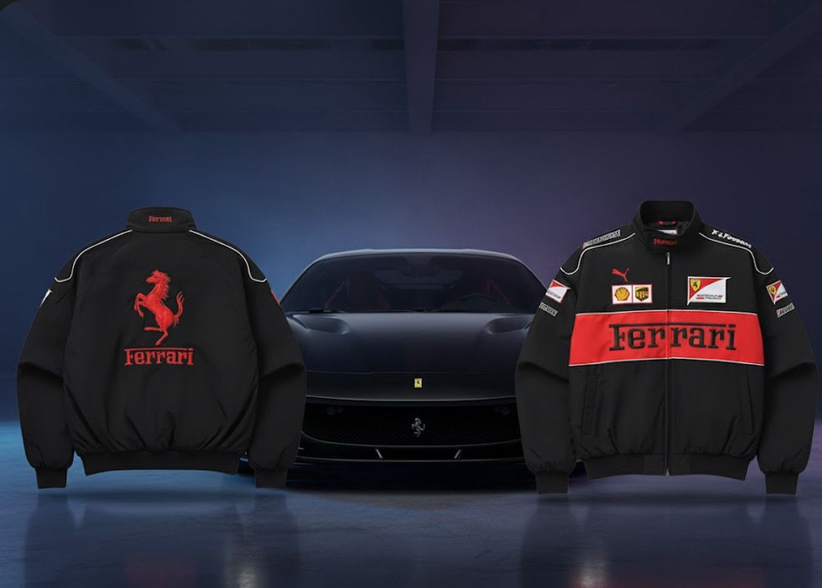 ferrari black jacket
